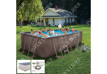 Intex  26742 Каркасный бассейн круглый 457х122см