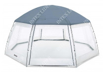 Круглый каркасный бассейн Bestway, 427х107см+фильтр-насос (5614Z)